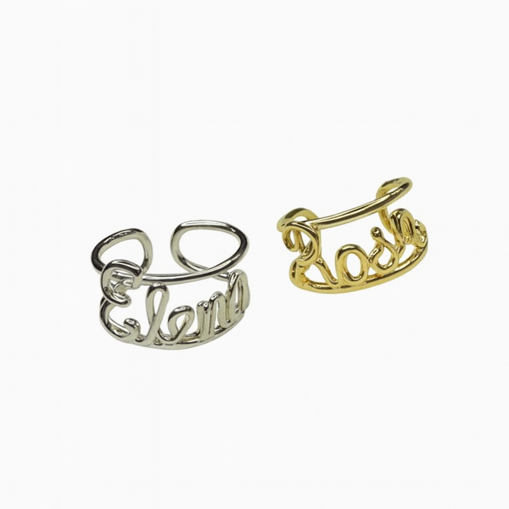 Anelli Personalizzati Con Nome - Gioielleria -Regalo Romantico Per La Anelli Personalizzati Con Nome - Gioielleria -Regalo Romantico Per La