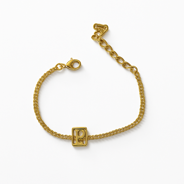 Bracciale Lettera Medaglia