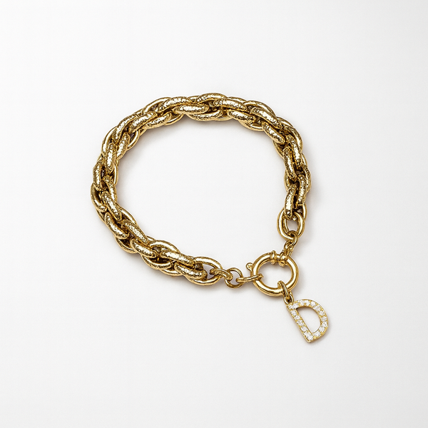 Bracciale New Catena Lettera