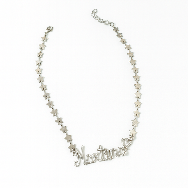 Collana Nome Metal Star