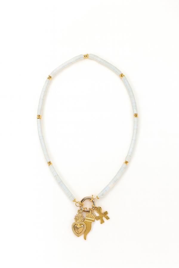 Collana Regolabile White Porta Fortuna
