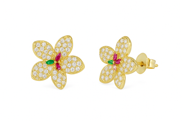 Hoops Flower Rainbow (Coppia)