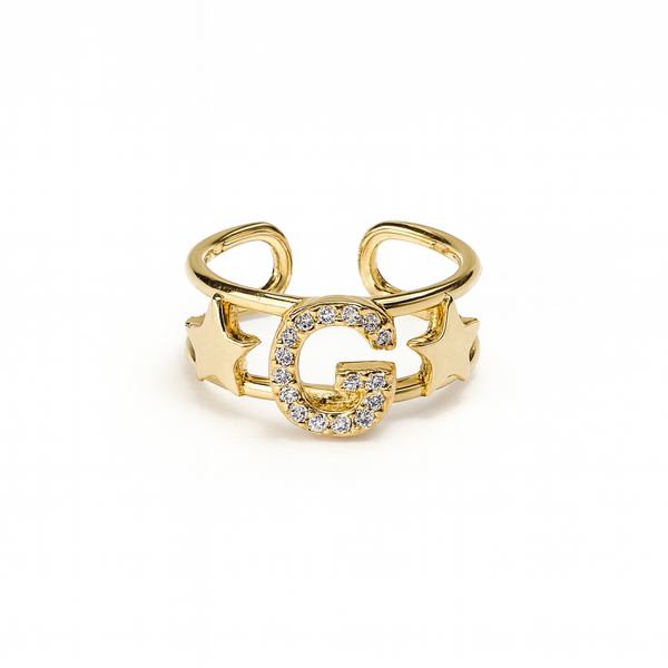 Anello Star Lettera