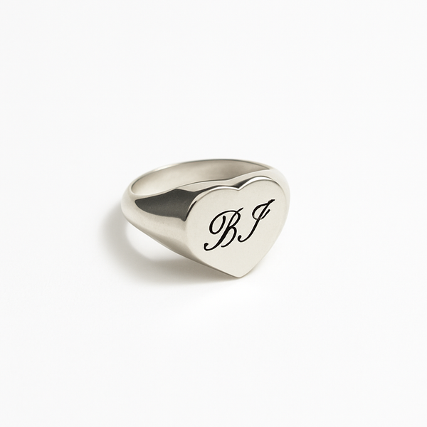 Anello Cuore Inciso