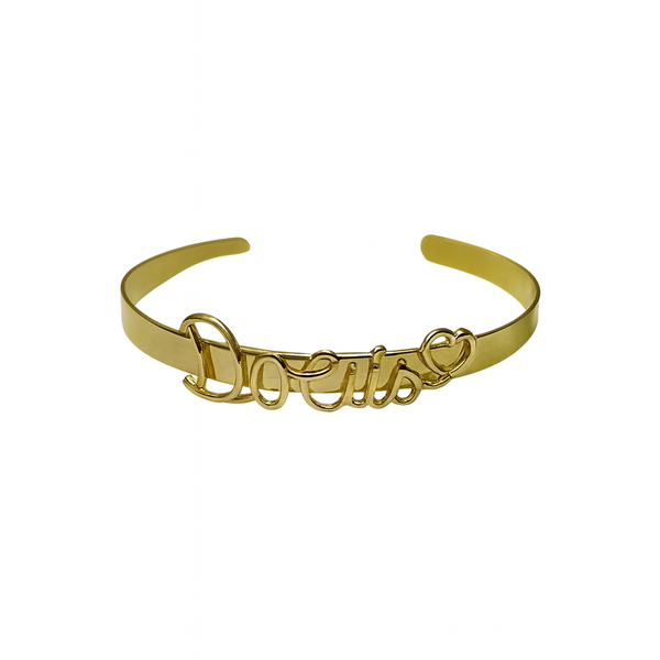 Bracciale Regolabile Nome Filo Metal