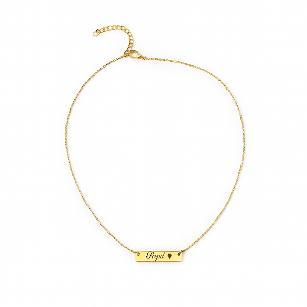 Collana Medaglia Incisa