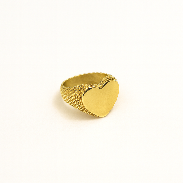 Anello Cuore Borchia