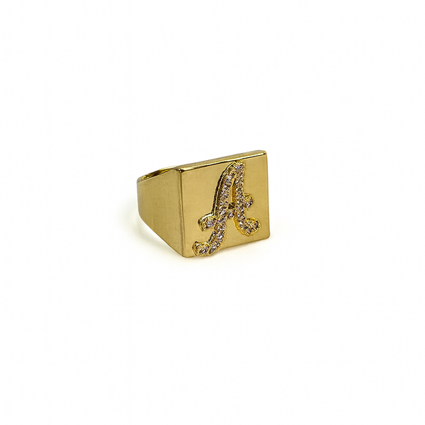 Anello Medaglia Lettera