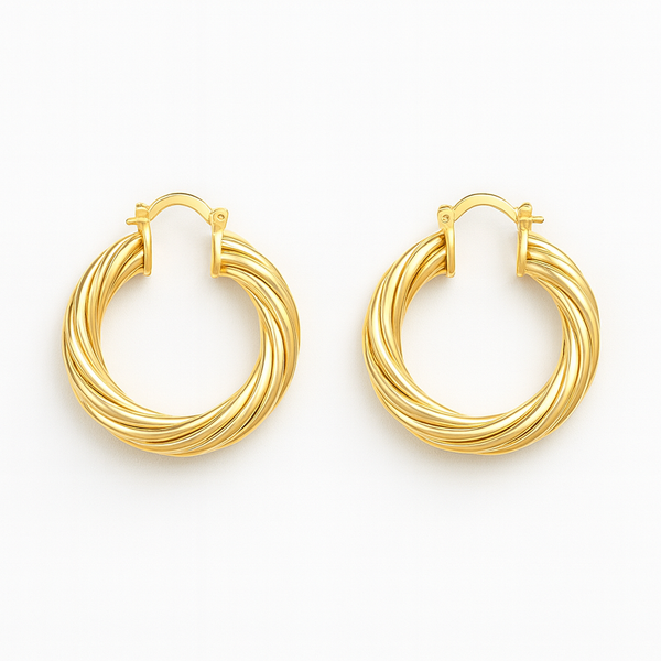 Hoops Vintage 2,5 cm (Coppia)