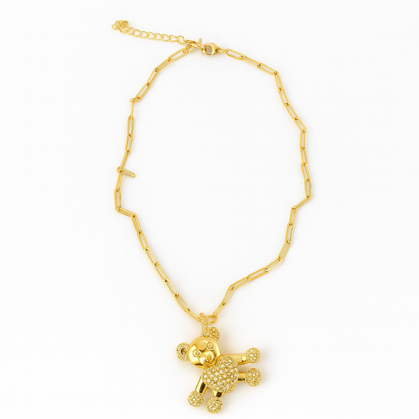 Collana Teddy King Super Brillantinata