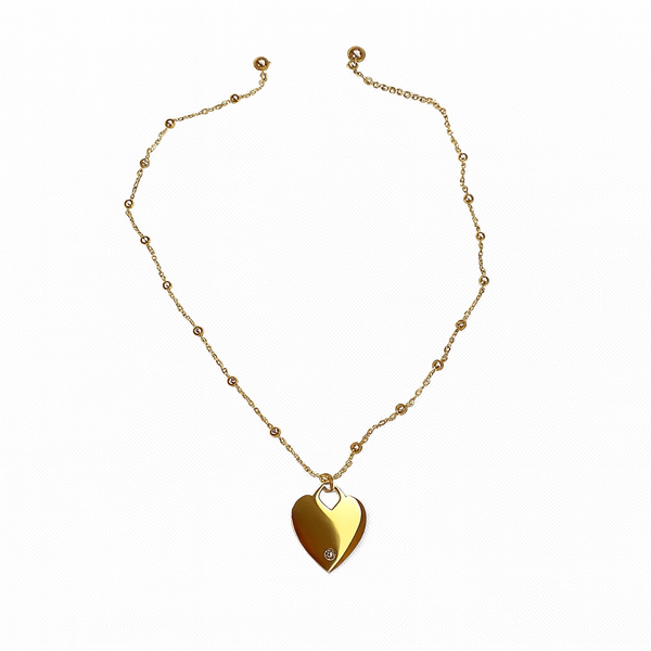 Collana Cuore Inciso