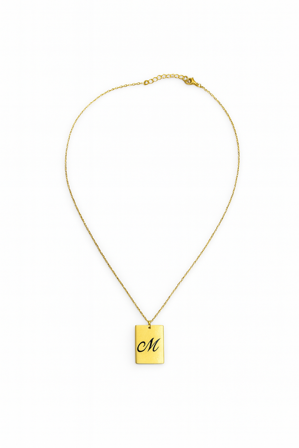 Collana Medaglia Lettera