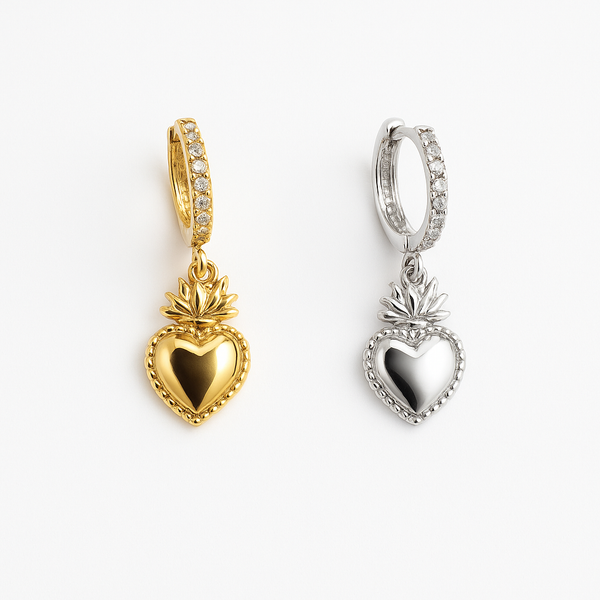 Hoops Cuore Sacro (Coppia)