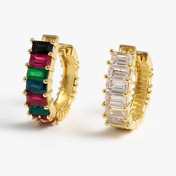 Hoops Mini Rainbow 1,5cm (Coppia)