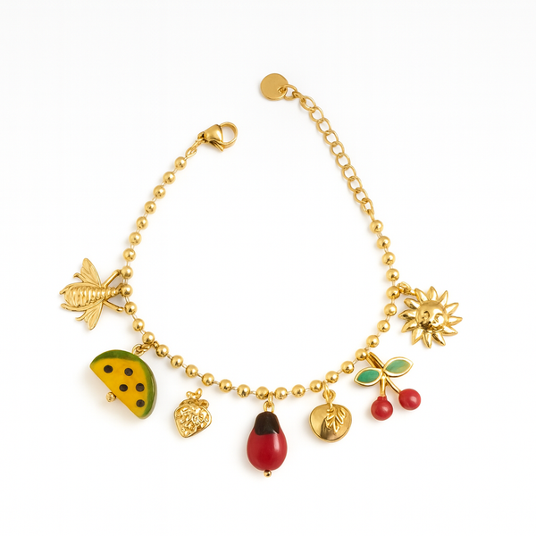 Bracciale PortaFortuna Coccinella