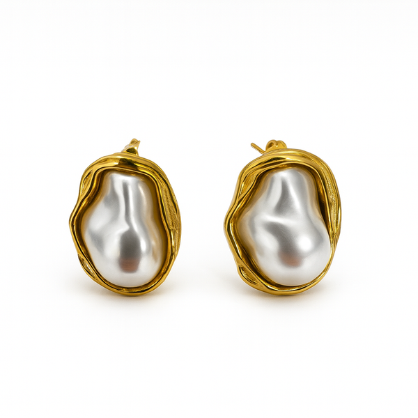 Orecchini perla vintage "Coppia"