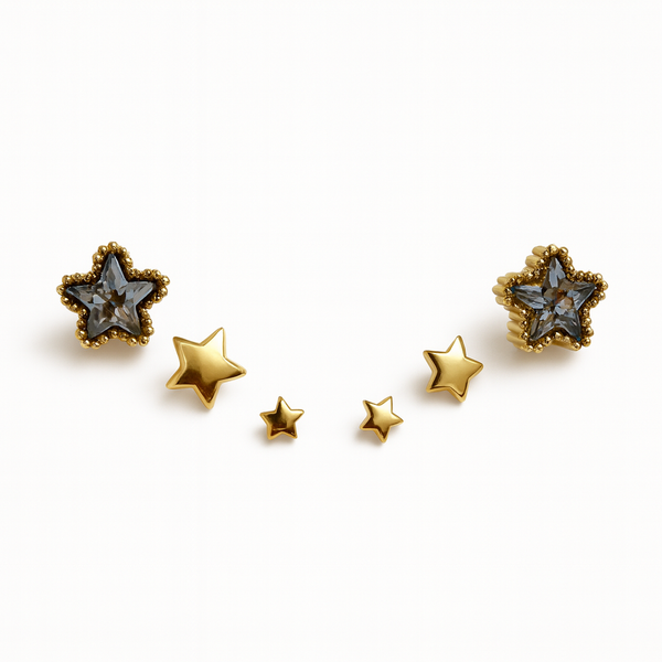 Set orecchini stella