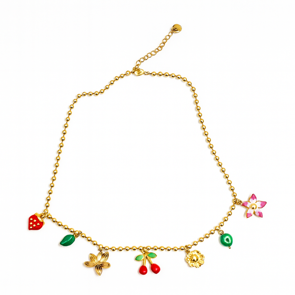 Collana ciliegia portafortuna