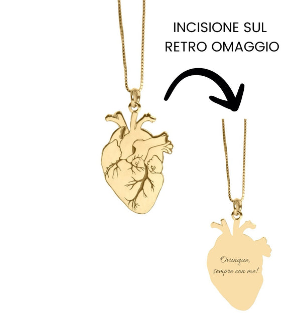 Collana Cuore Anatomico