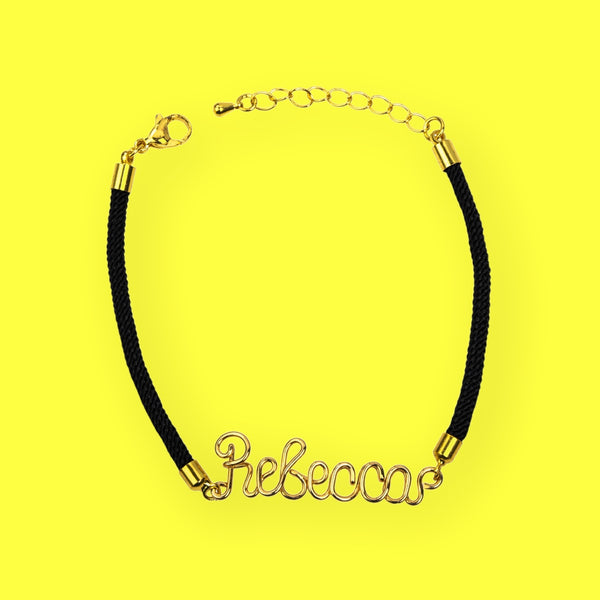 Bracciale Nome CordonBlack