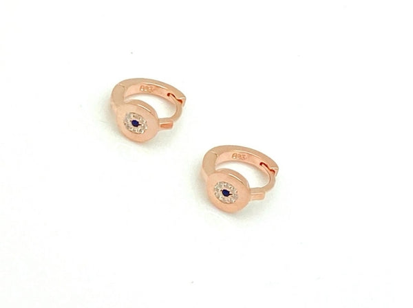 Hoops Mini Eye Gold Singolo 
Argento 925