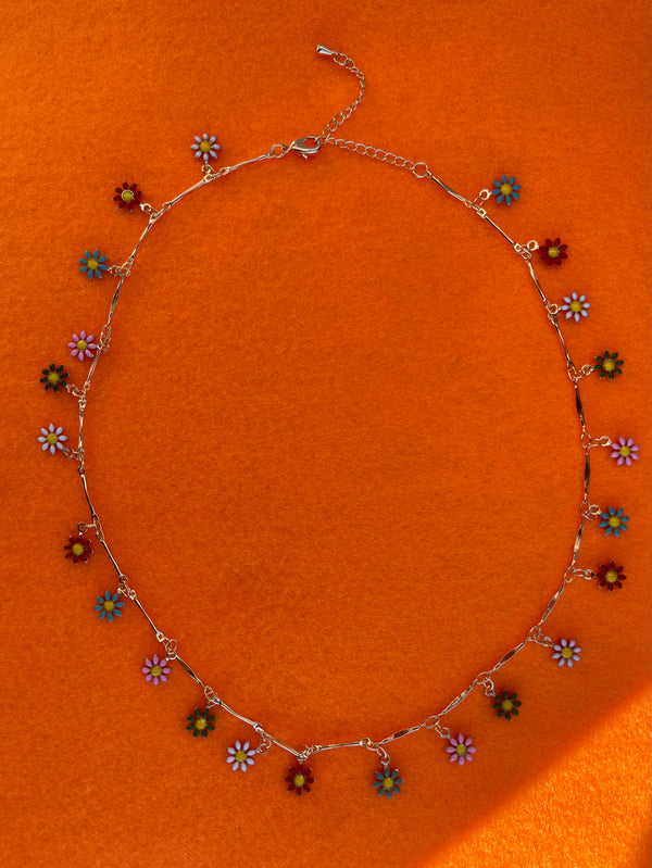 Collana Regolabile Fiori Smile