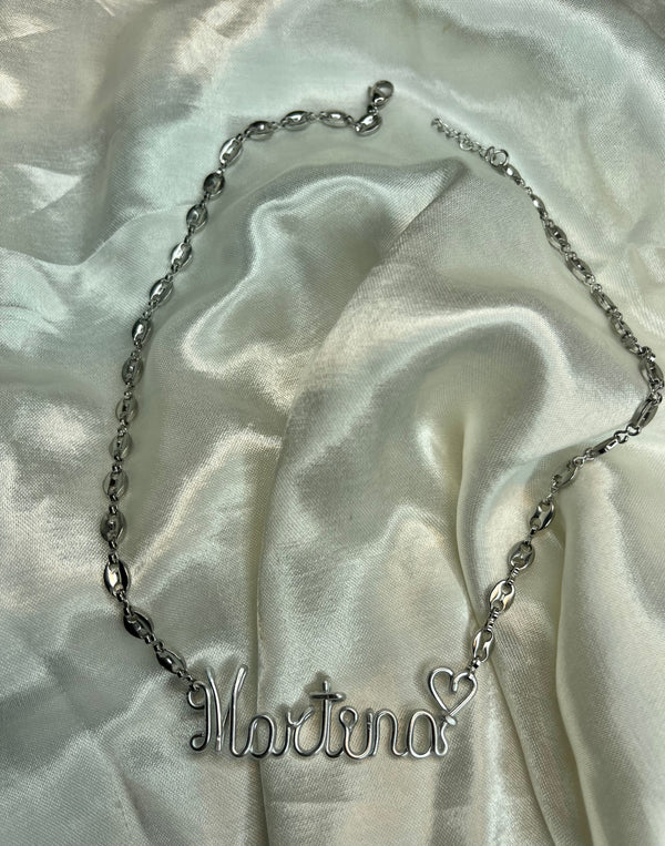 Collana Nome Metal Marinara