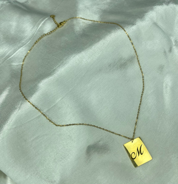 Collana Medaglia Lettera